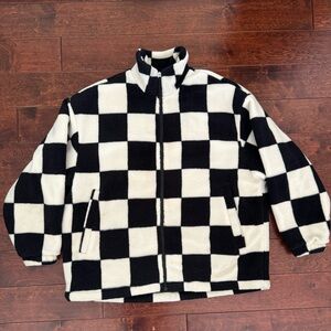 Teddy checkered jacket